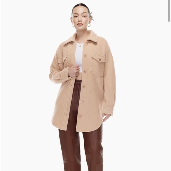 Aritzia | Jackets & Coats | Aritzia Wilfred Free The Ganna Shirt